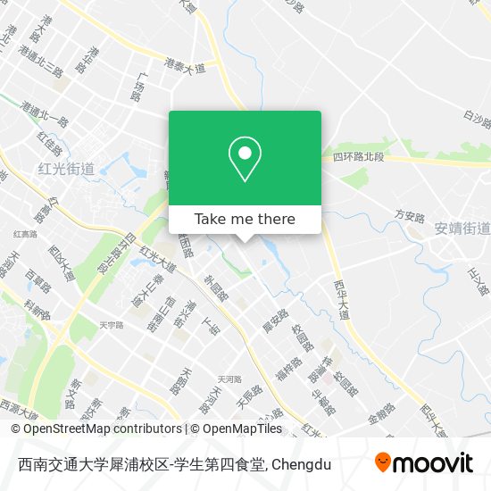 西南交通大学犀浦校区-学生第四食堂 map