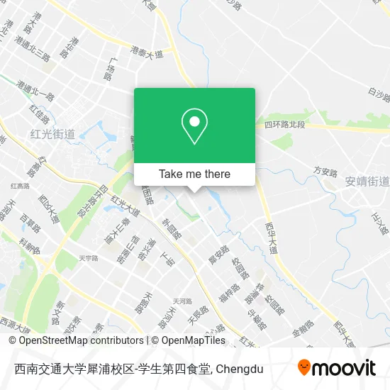 西南交通大学犀浦校区-学生第四食堂 map