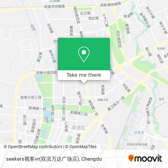seekers视客vr(双流万达广场店) map