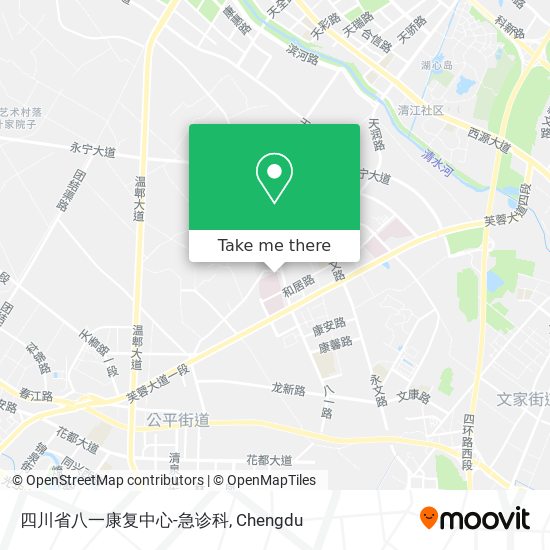 四川省八一康复中心-急诊科 map