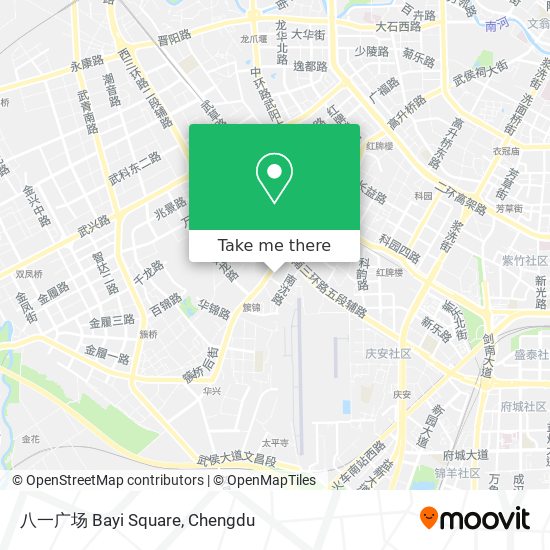 八一广场 Bayi Square map