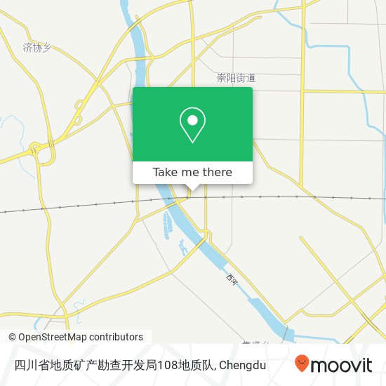 四川省地质矿产勘查开发局108地质队 map