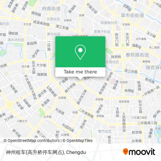 神州租车(高升桥停车网点) map