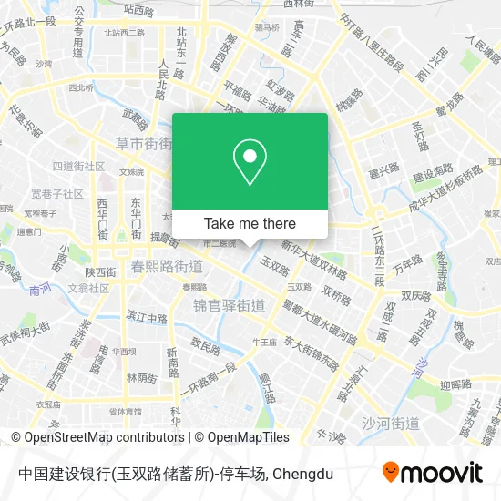 中国建设银行(玉双路储蓄所)-停车场 map