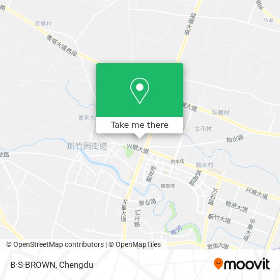 B·S·BROWN map