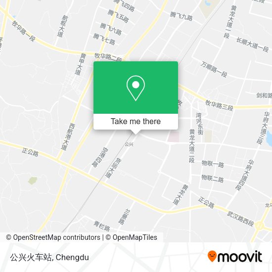 公兴火车站 map