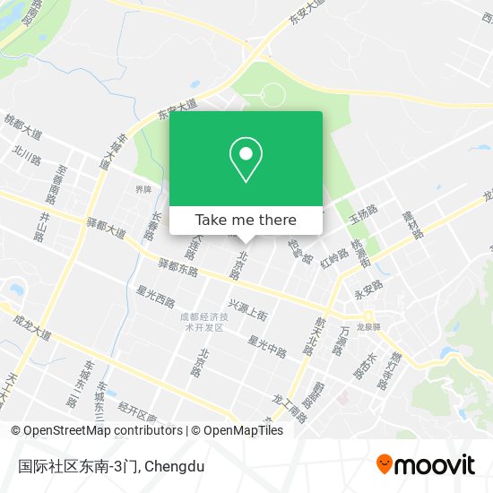 国际社区东南-3门 map