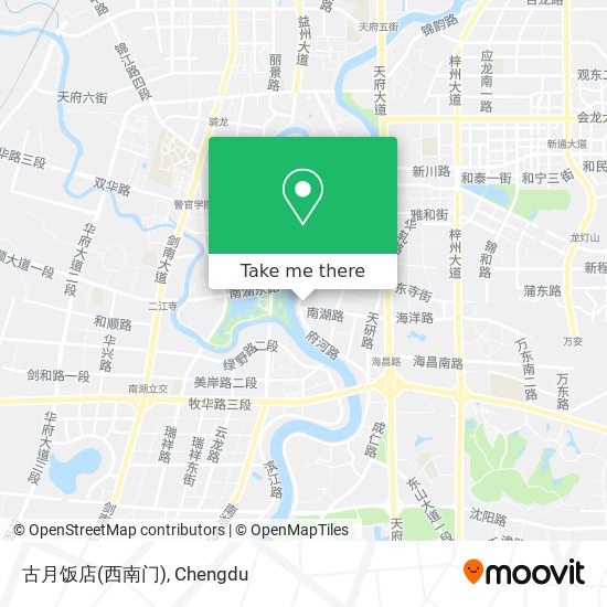 古月饭店(西南门) map