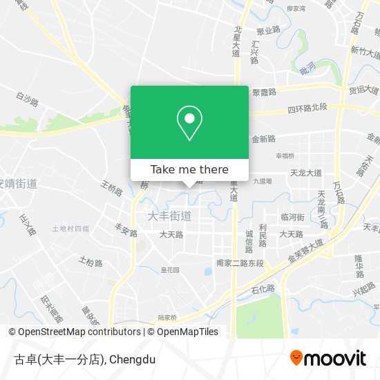 古卓(大丰一分店) map