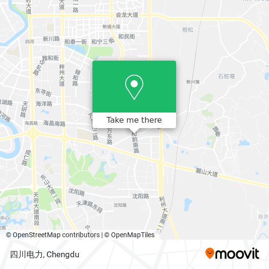 四川电力 map