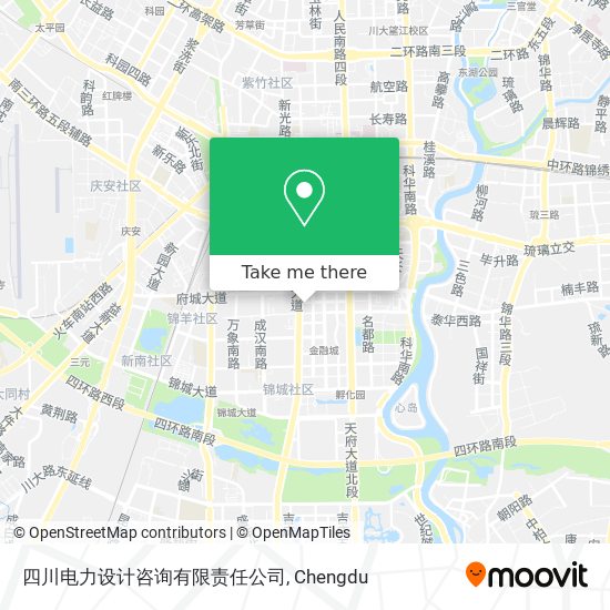 四川电力设计咨询有限责任公司 map