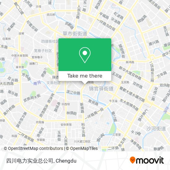 四川电力实业总公司 map