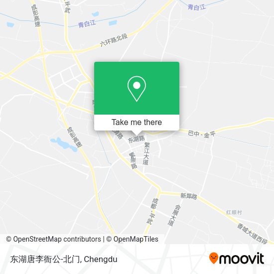 东湖唐李衙公-北门 map