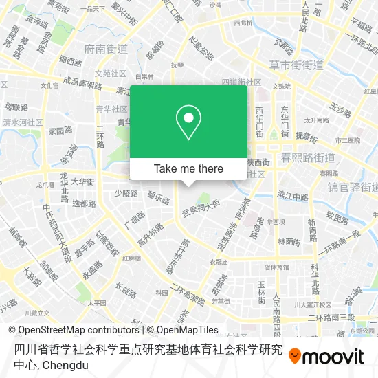 四川省哲学社会科学重点研究基地体育社会科学研究中心 map
