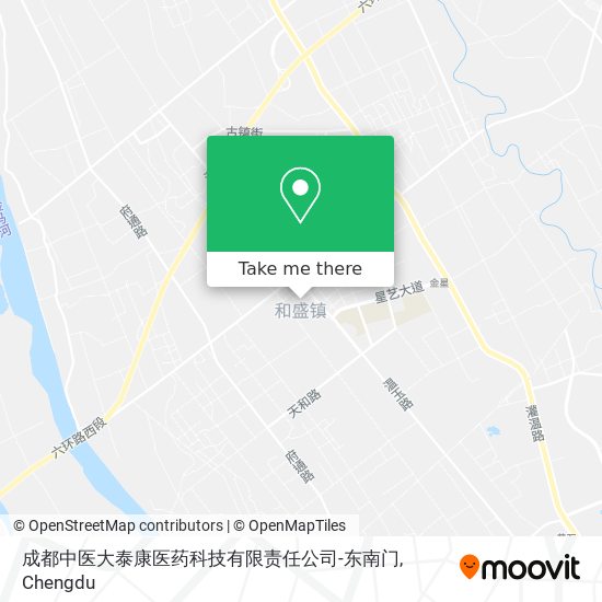 成都中医大泰康医药科技有限责任公司-东南门 map
