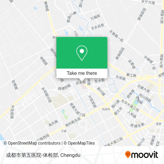 成都市第五医院-体检部 map