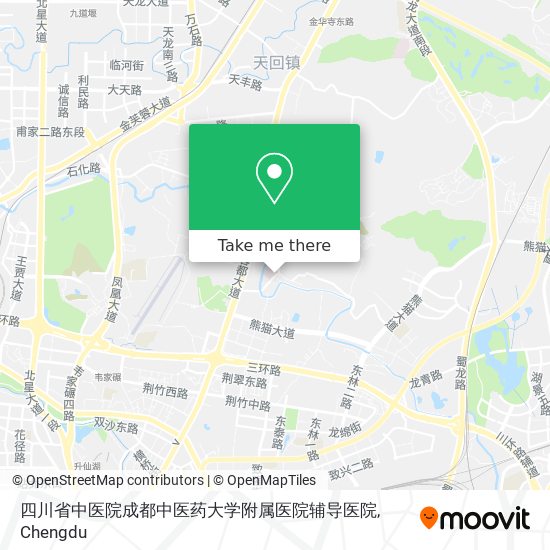 四川省中医院成都中医药大学附属医院辅导医院 map