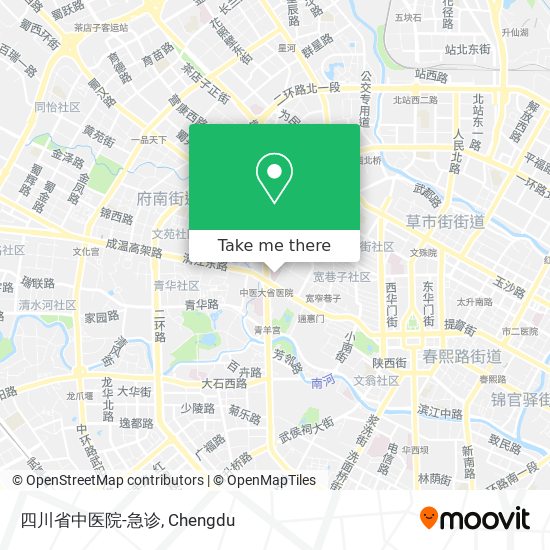 四川省中医院-急诊 map