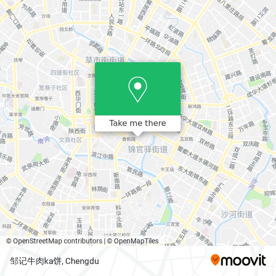 邹记牛肉ka饼 map