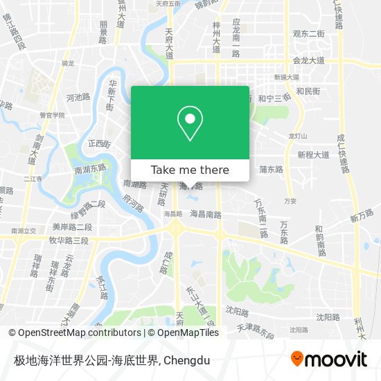 极地海洋世界公园-海底世界 map