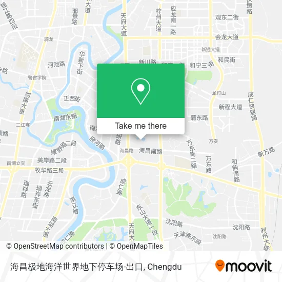 海昌极地海洋世界地下停车场-出口 map