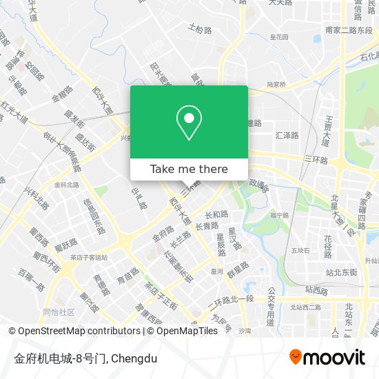金府机电城-8号门 map