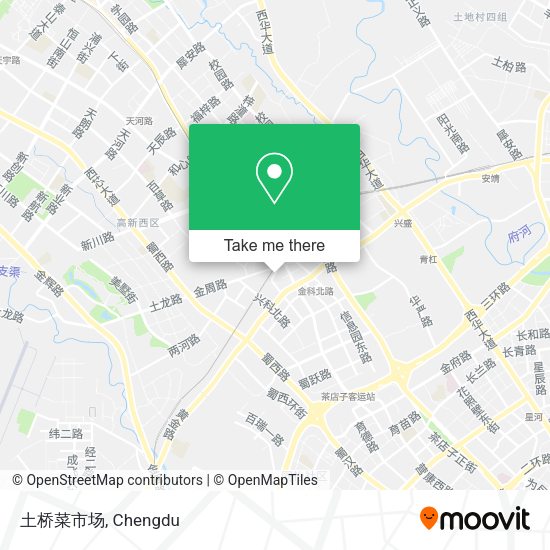 土桥菜市场 map