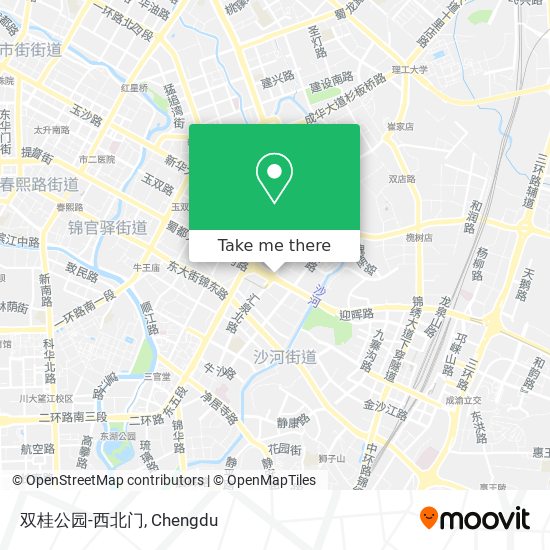 双桂公园-西北门 map