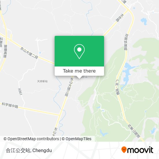 合江公交站 map