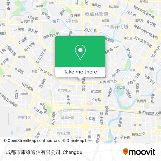 成都市康维通信有限公司 map