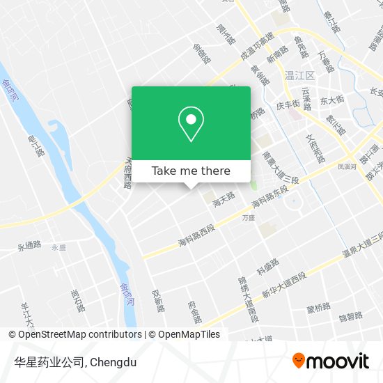 华星药业公司 map