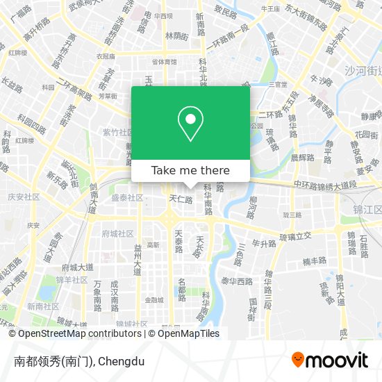 南都领秀(南门) map