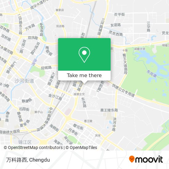 万科路西 map