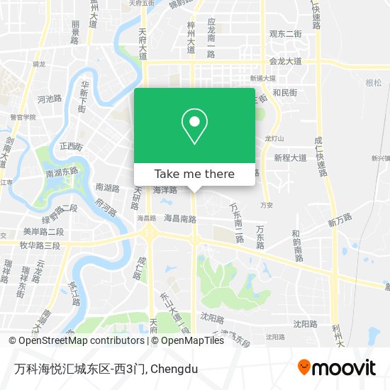 万科海悦汇城东区-西3门 map