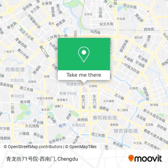 青龙街71号院-西南门 map