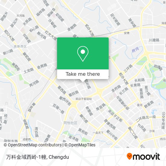 万科金域西岭-1幢 map