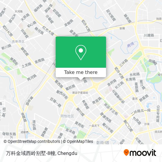 万科金域西岭别墅-8幢 map