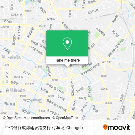中信银行成都建设路支行-停车场 map