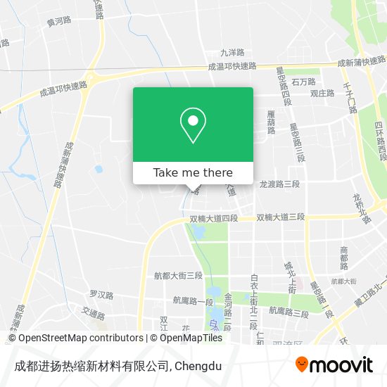 成都进扬热缩新材料有限公司 map