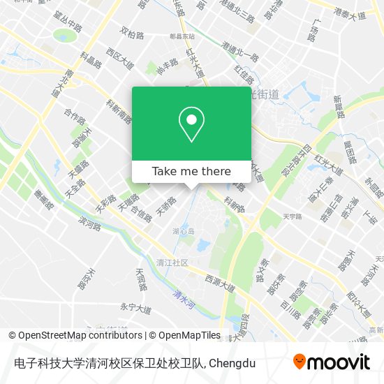 电子科技大学清河校区保卫处校卫队 map