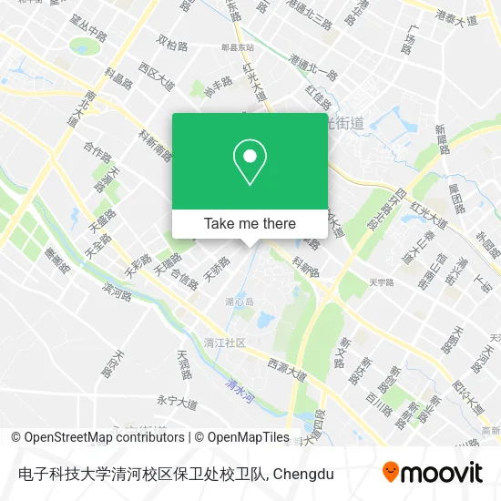 电子科技大学清河校区保卫处校卫队 map