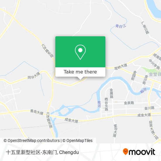 十五里新型社区-东南门 map