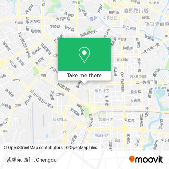 紫馨苑-西门 map