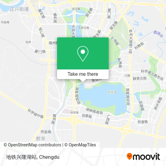 地铁兴隆湖站 map