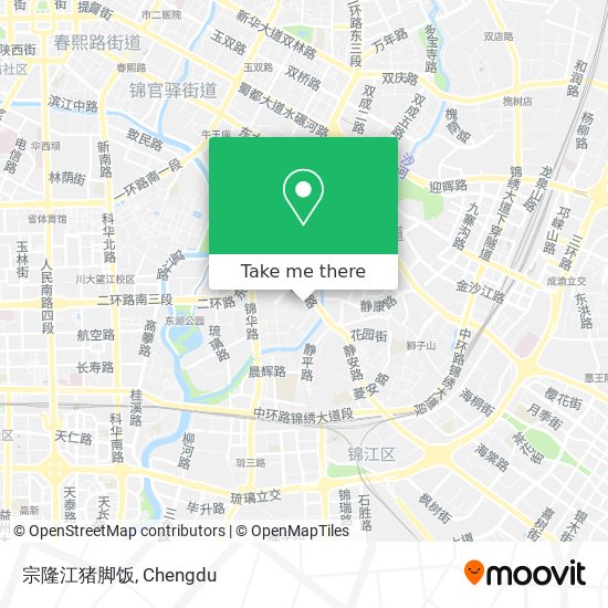 宗隆江猪脚饭 map