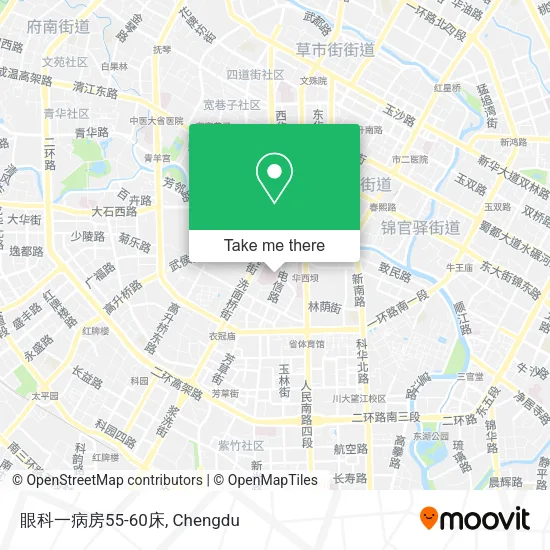眼科一病房55-60床 map