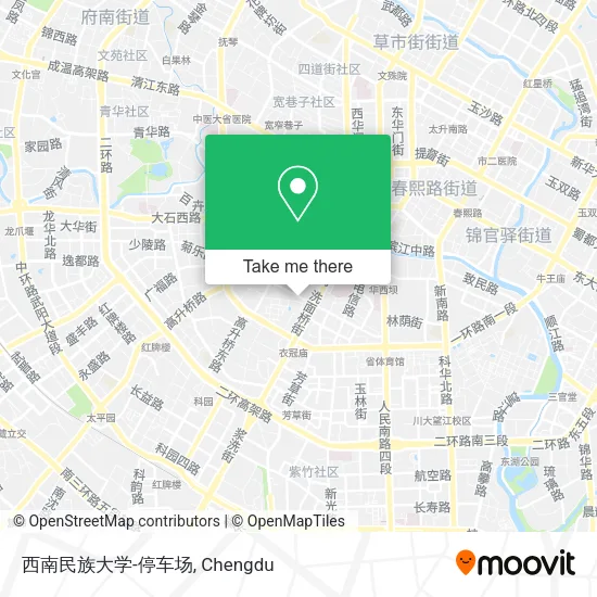 西南民族大学-停车场 map