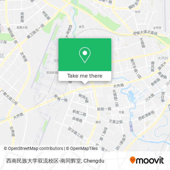 西南民族大学双流校区-南同辉堂 map