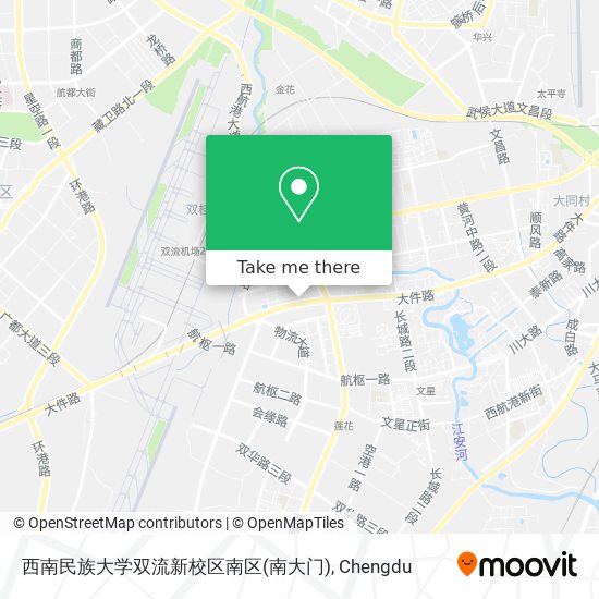西南民族大学双流新校区南区(南大门) map