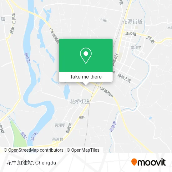 花中加油站 map
